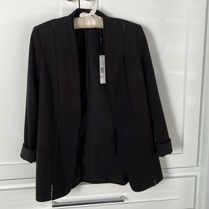 T tahari jacket black size 2